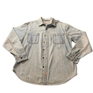 Levi Strauss Men's Vintage Denim Button Down Shirt Size Large